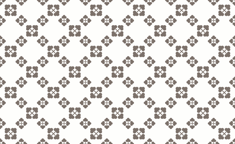 Random tile print brown tile carpet - TenStickers
