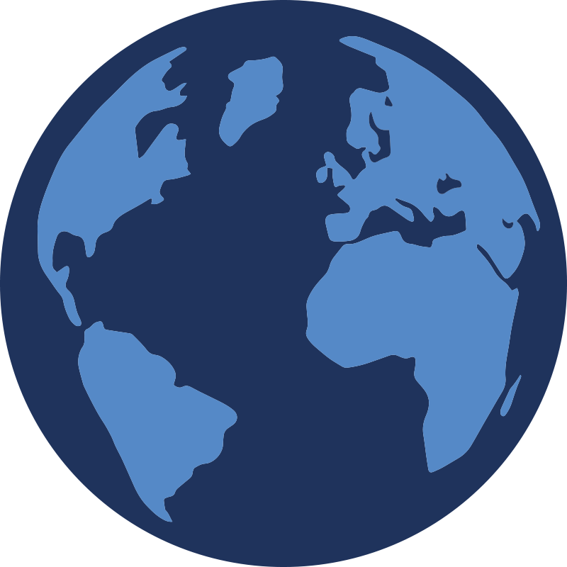 Globe Representation world map vinyl rug - TenStickers