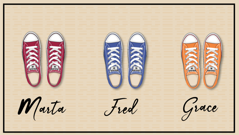 Custom sneakers collection entrance hall vinyl rug - TenStickers