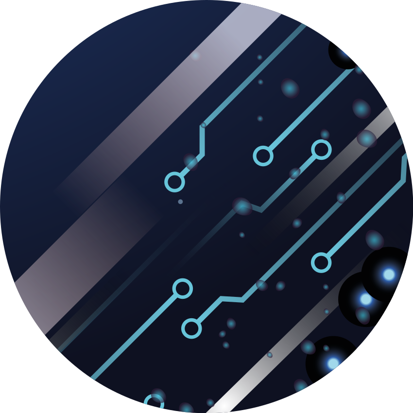 Circuit board pattern teenage bedroom vinyl rug - TenStickers