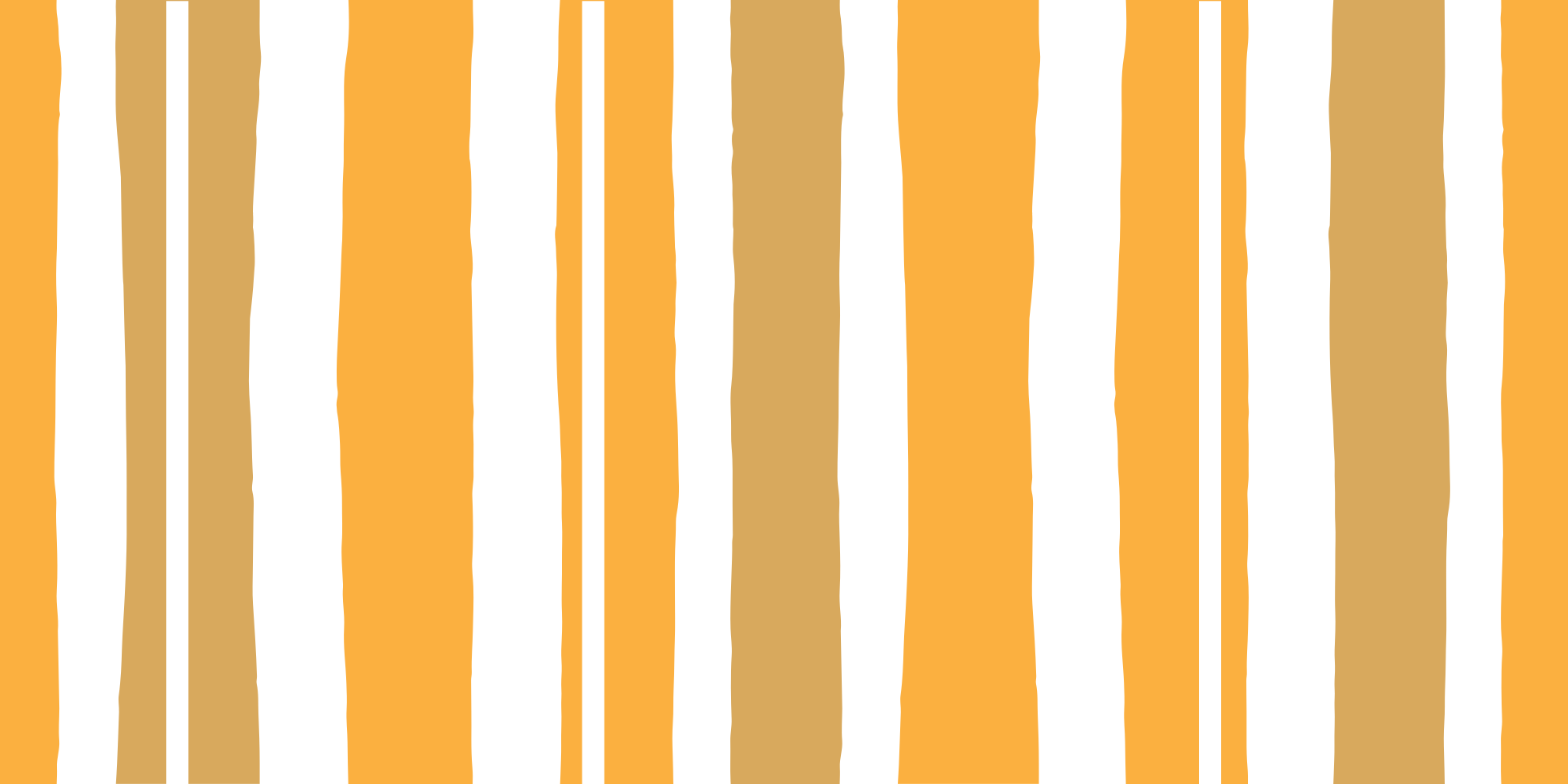 Warm orange lines stripes vinyl rug - TenStickers
