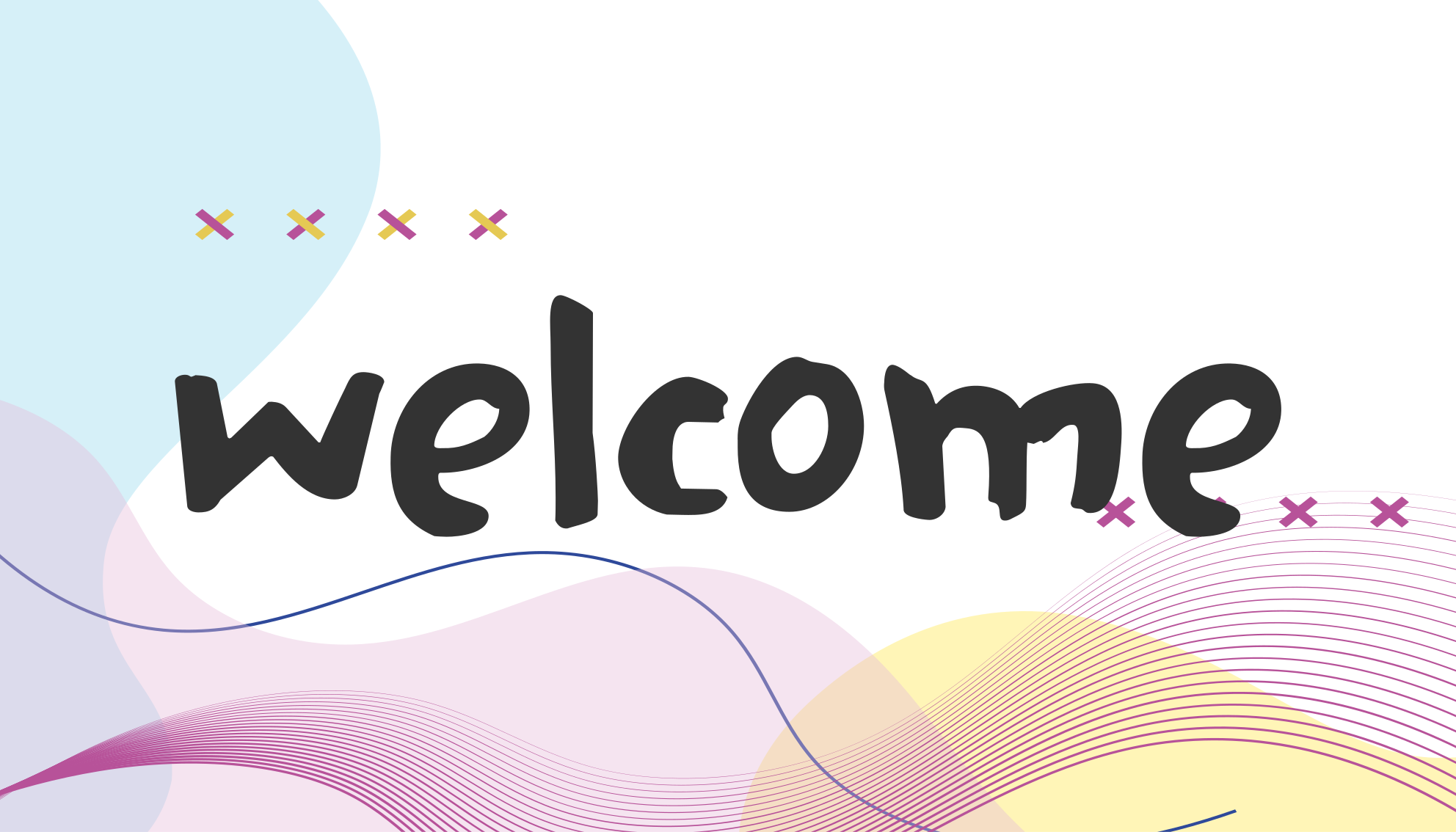 Modern abstract welcome entrance hall vinyl rug - TenStickers