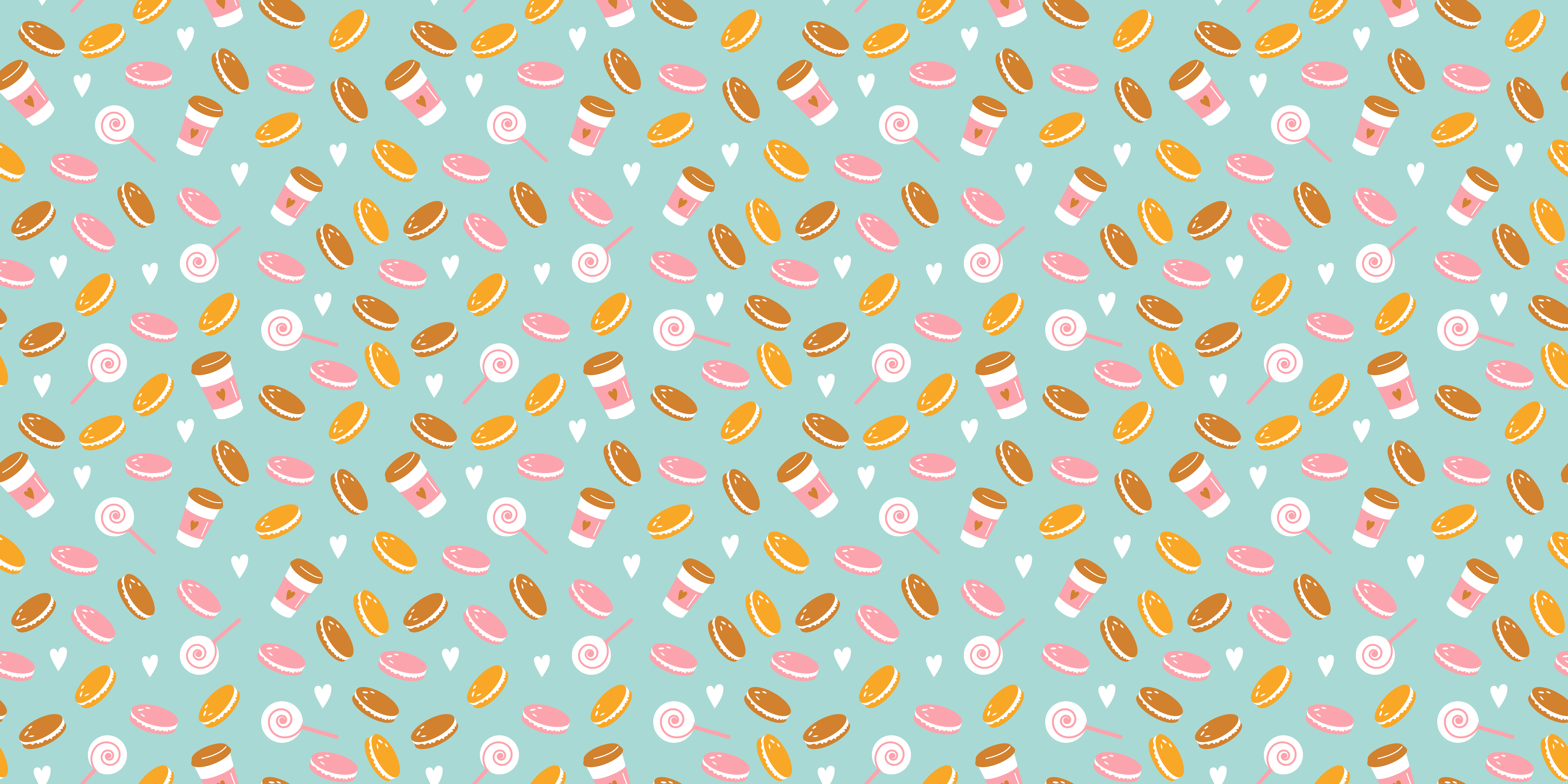 Delicious Delights Collection kids vinyl rug - TenStickers