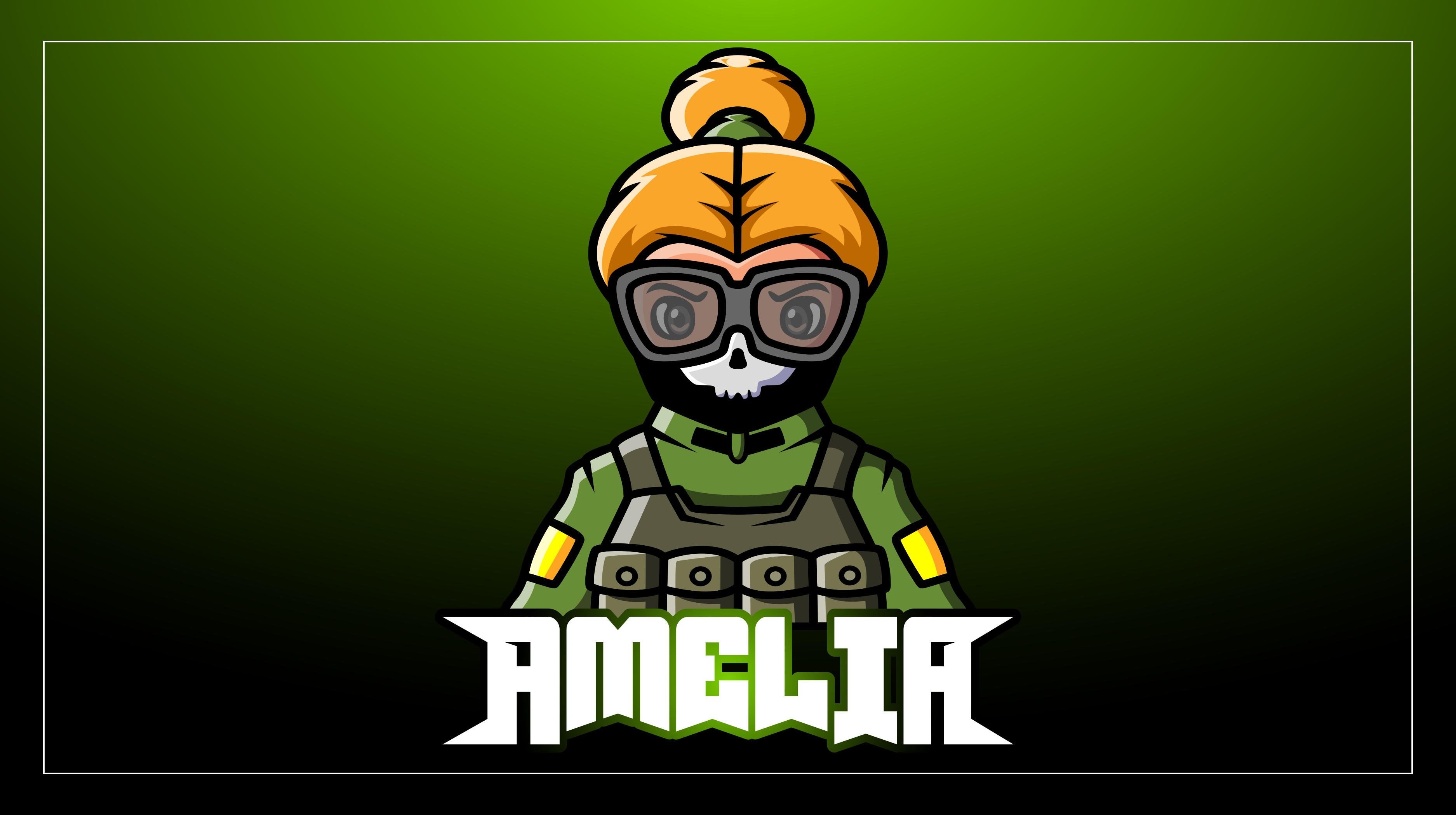 Videogame skull girl bedroom rug - TenStickers