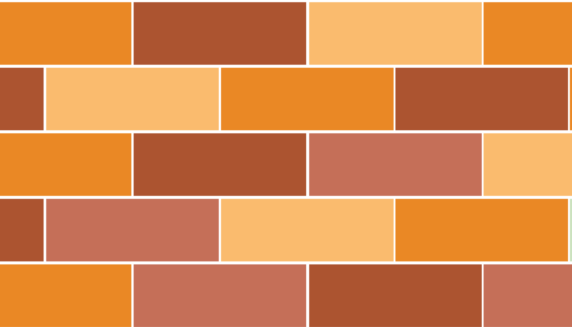 Orange tiles tile floor carpet - TenStickers