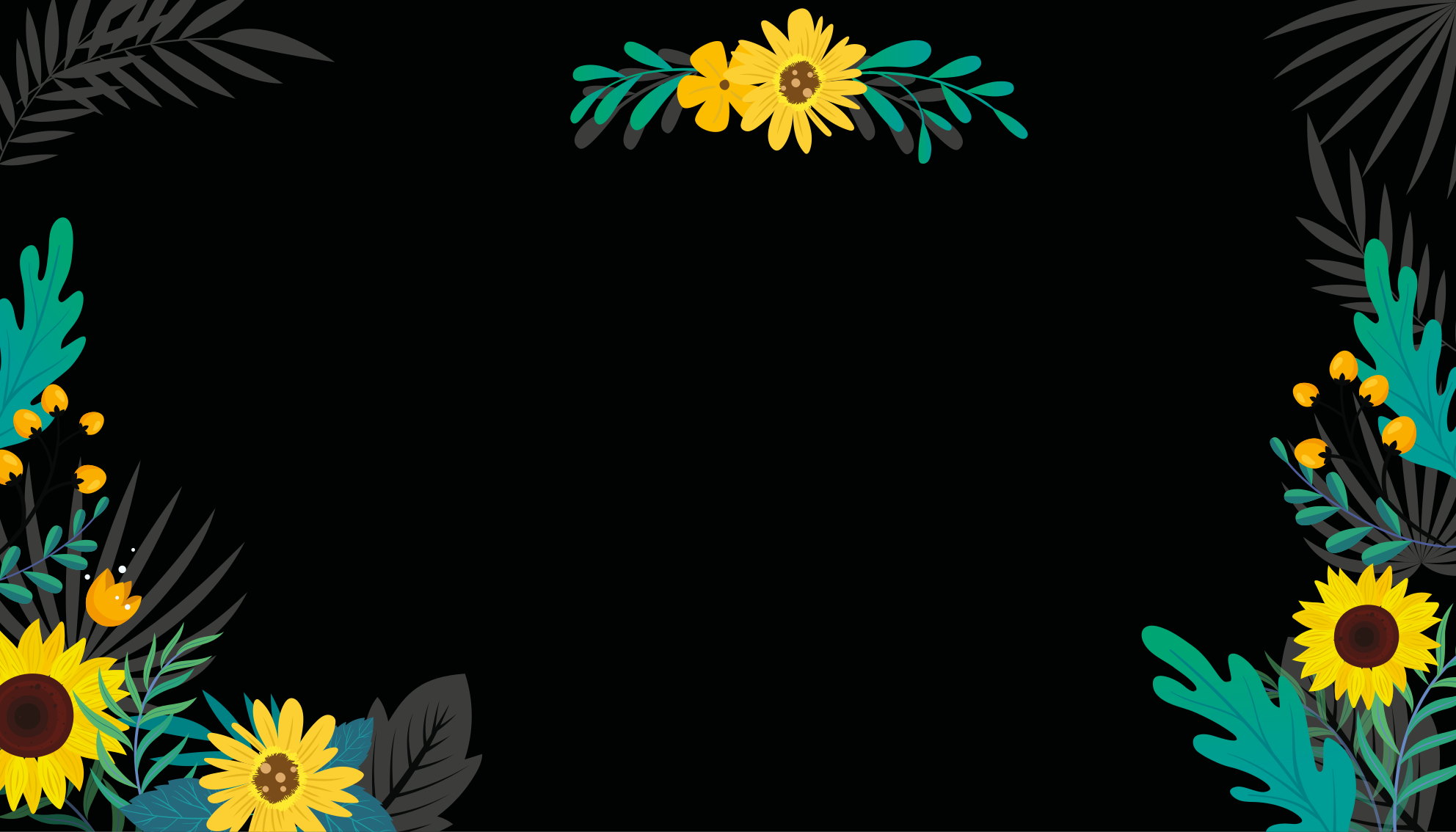 Vibrant Blossom Showcase floral vinyl rug - TenStickers