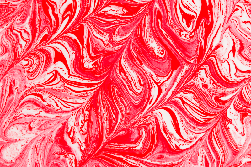 Swirling Red Patterns texture vinyl rug - TenStickers