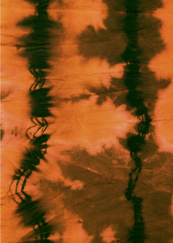 Colorful Tie-Dye textured vinyl rug - TenStickers