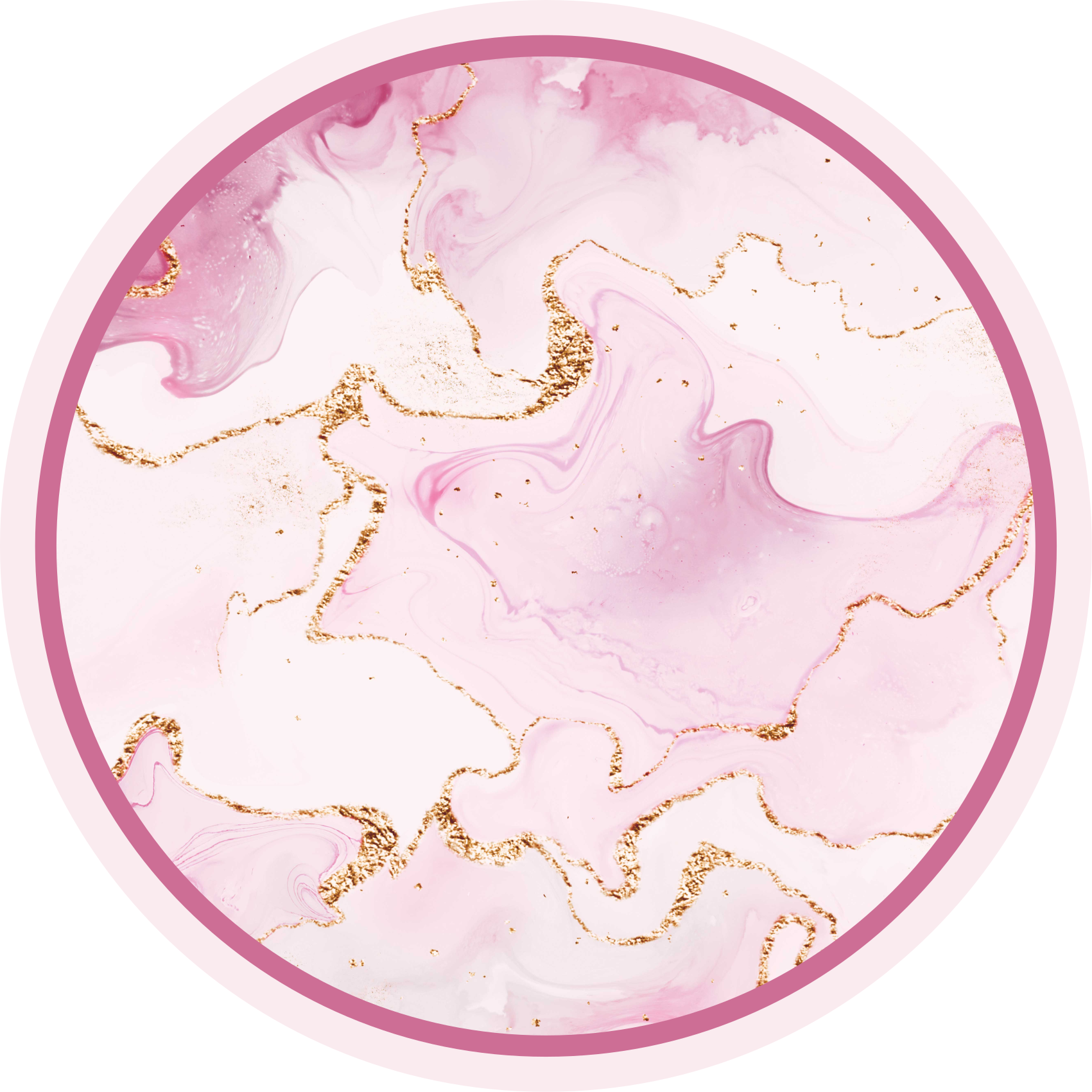 Elegant Pink Swirl marble vinyl rug - TenStickers