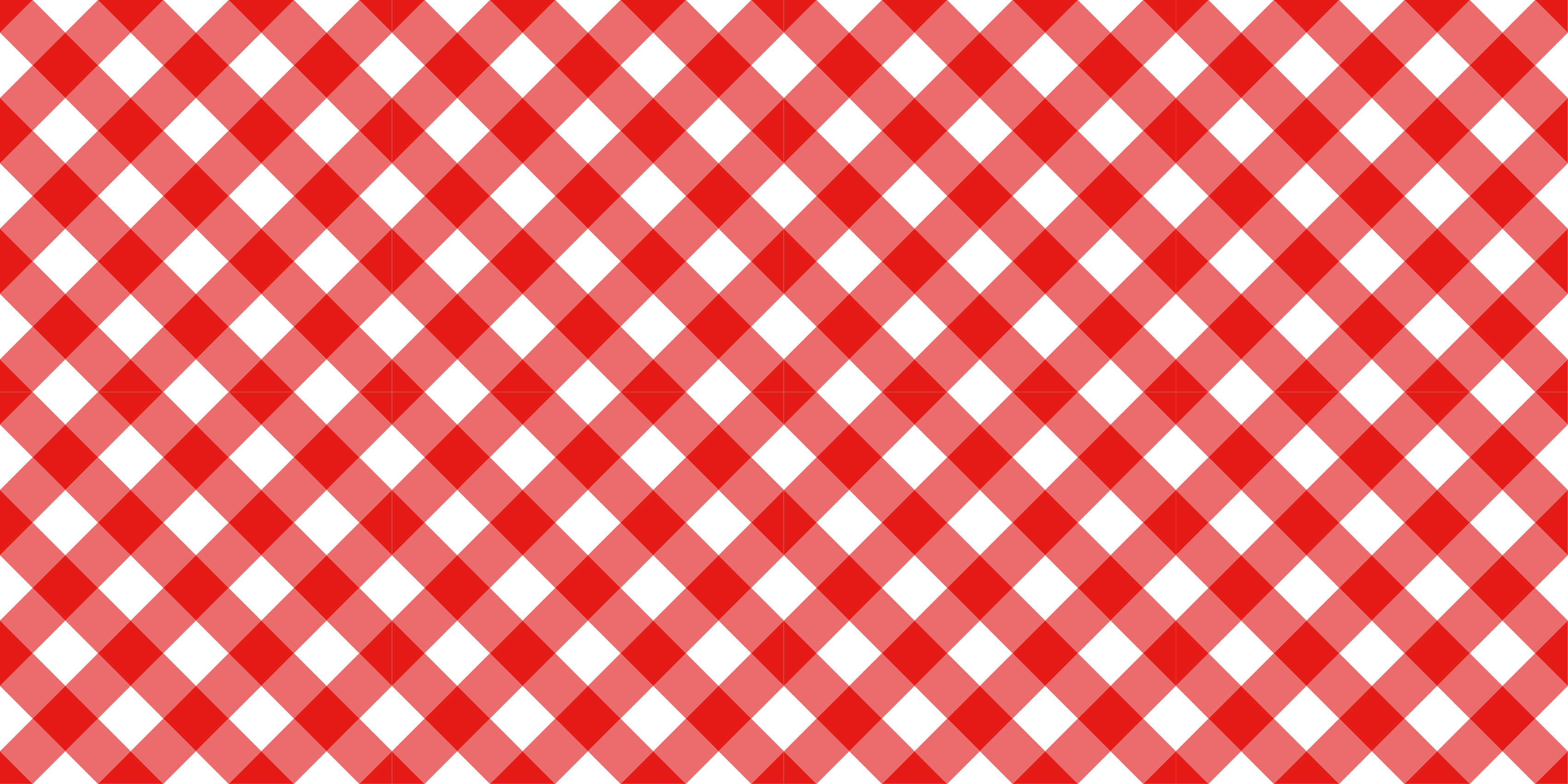 Red Checkered Pattern stripes vinyl rug - TenStickers