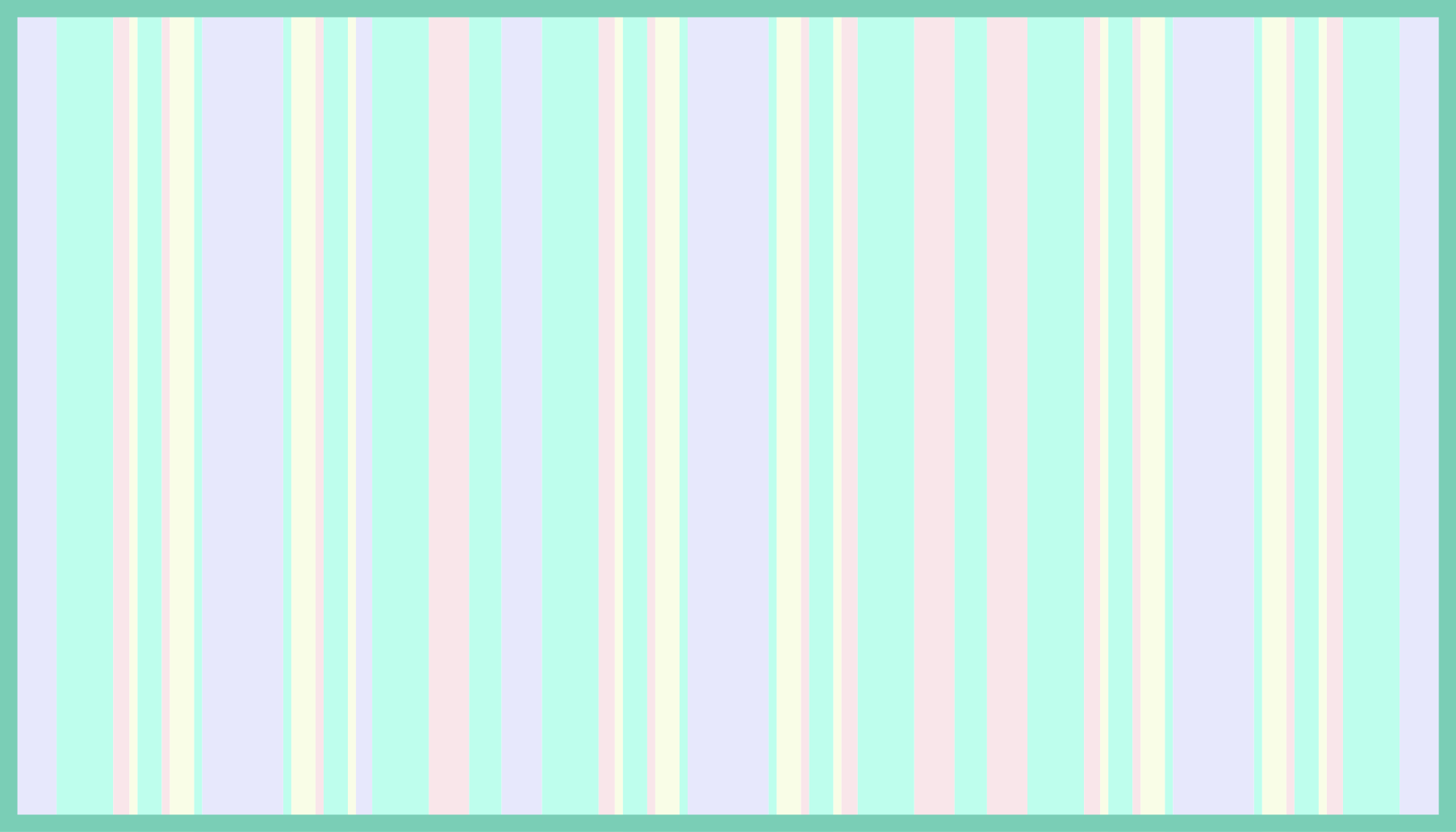 Pastel lines pattern stripes vinyl rug - TenStickers