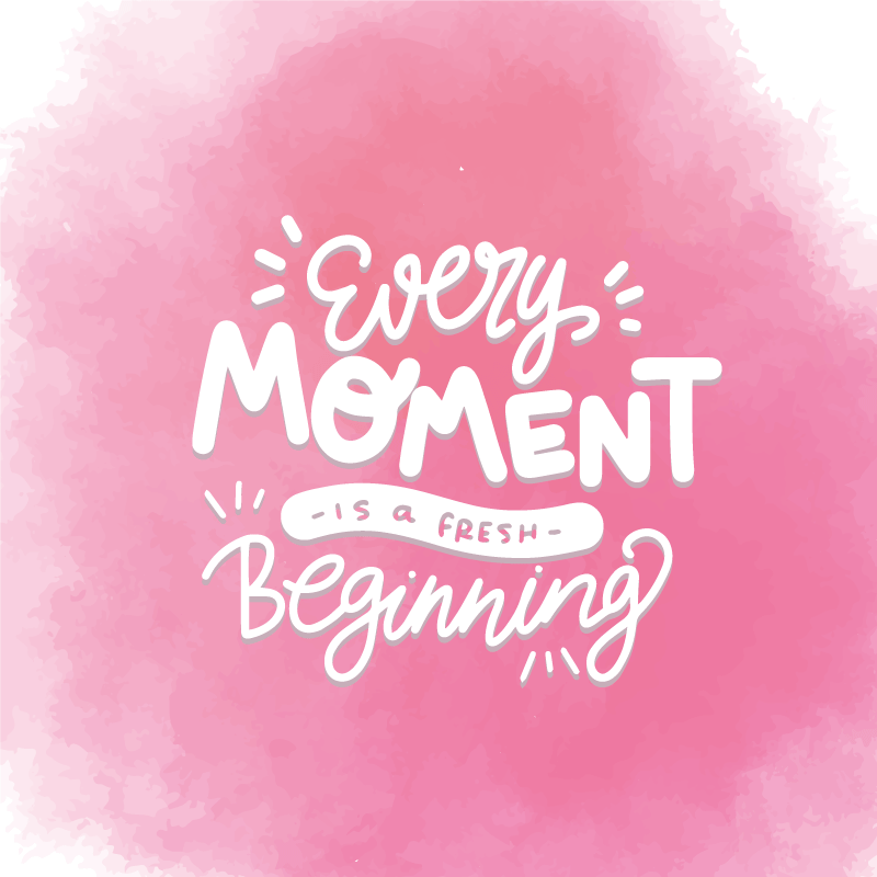 Every Moment Fresh custom vinyl rug - TenStickers