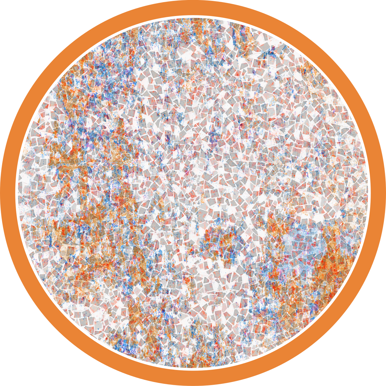 Porcelain mosaic texture kitchen floor tiles - TenStickers