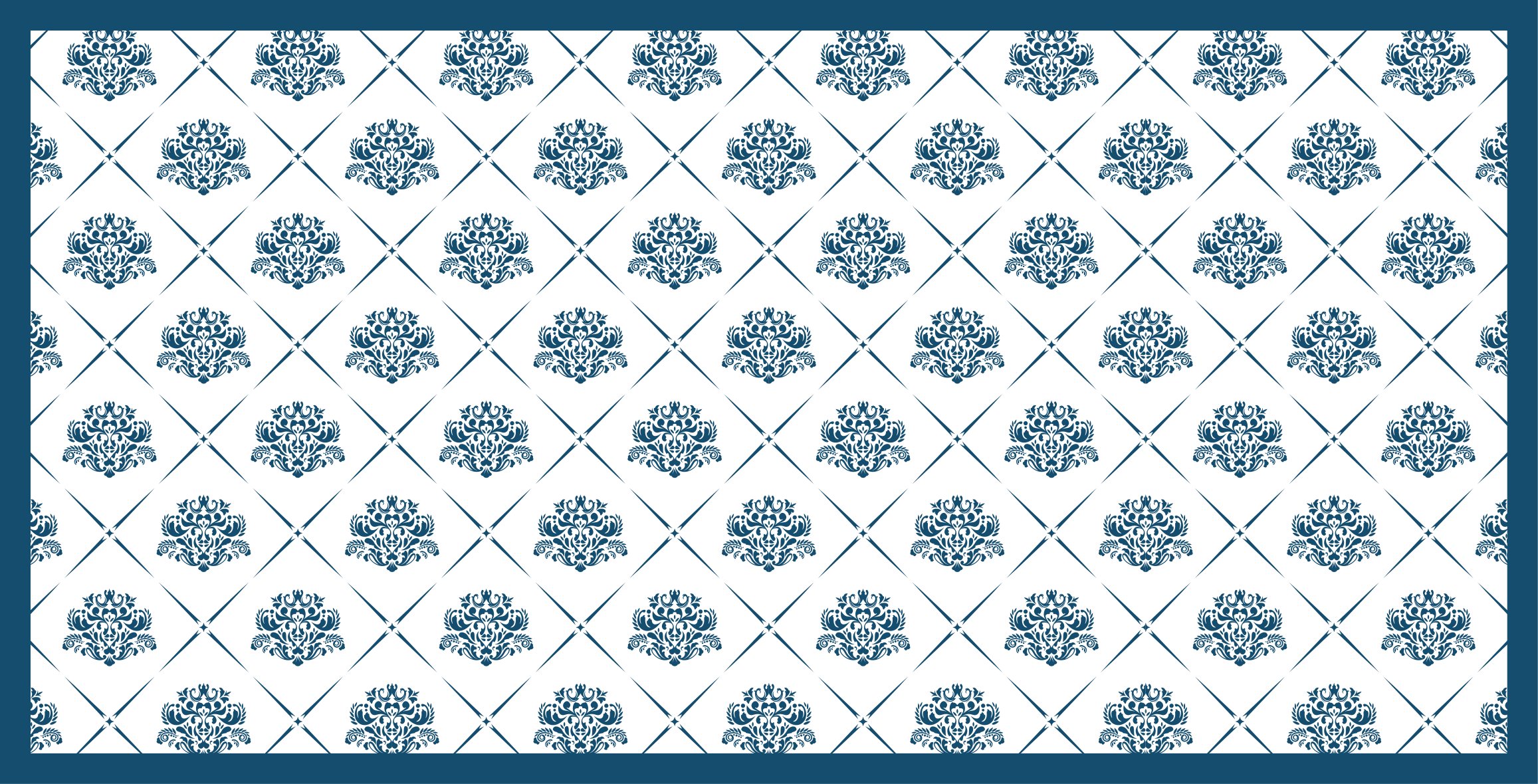 Traditional victorian tiles carpet - TenStickers
