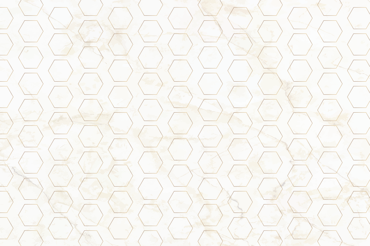 Marble vinyl rug with hexagon marble design - TenStickers