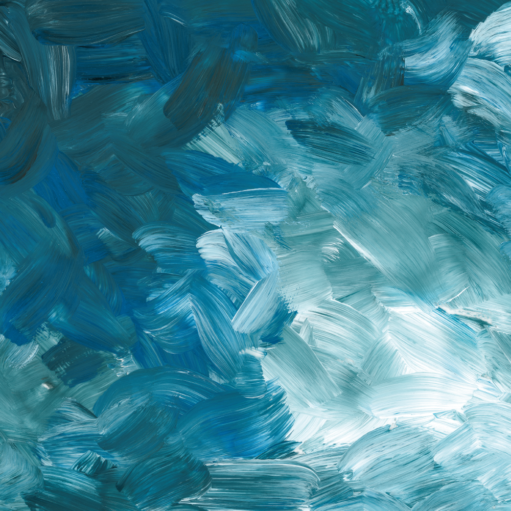 Textured vinyl rug oceanic brush strokes - TenStickers