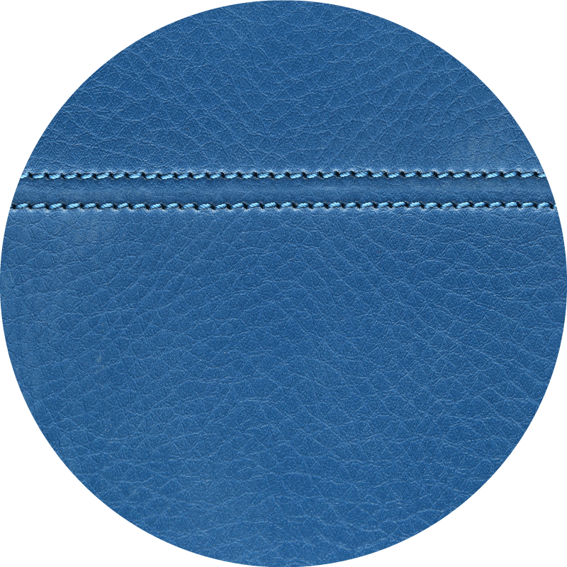Texture vinyl rug with blue leather effect - TenStickers