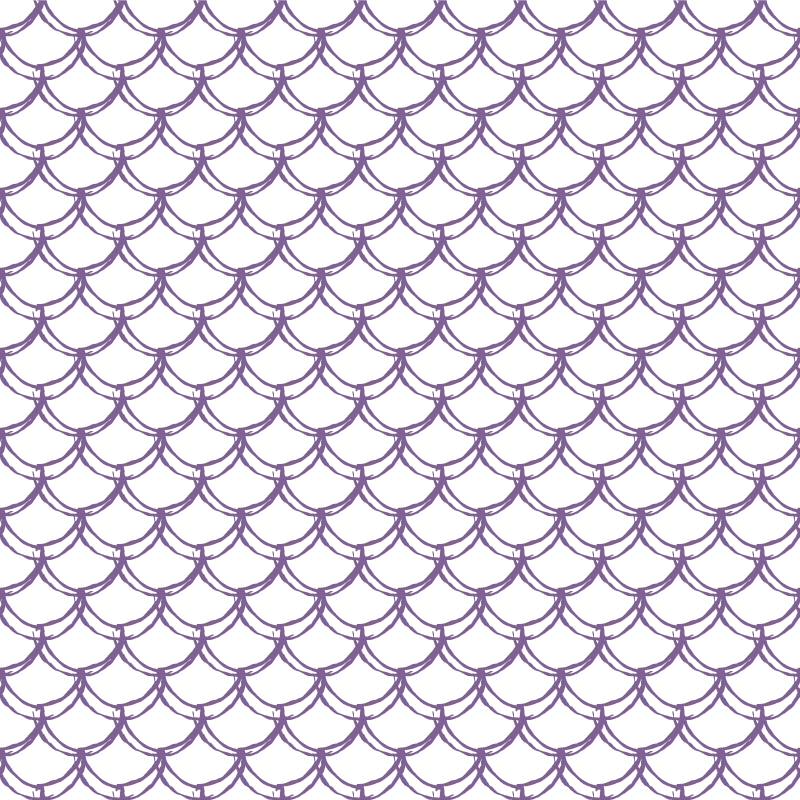 Purple Scallop Pattern gaming vinyl rug - TenStickers