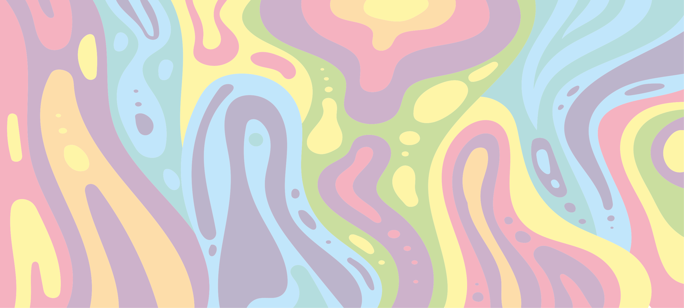 Colorful Abstract Waves kids vinyl rug - TenStickers