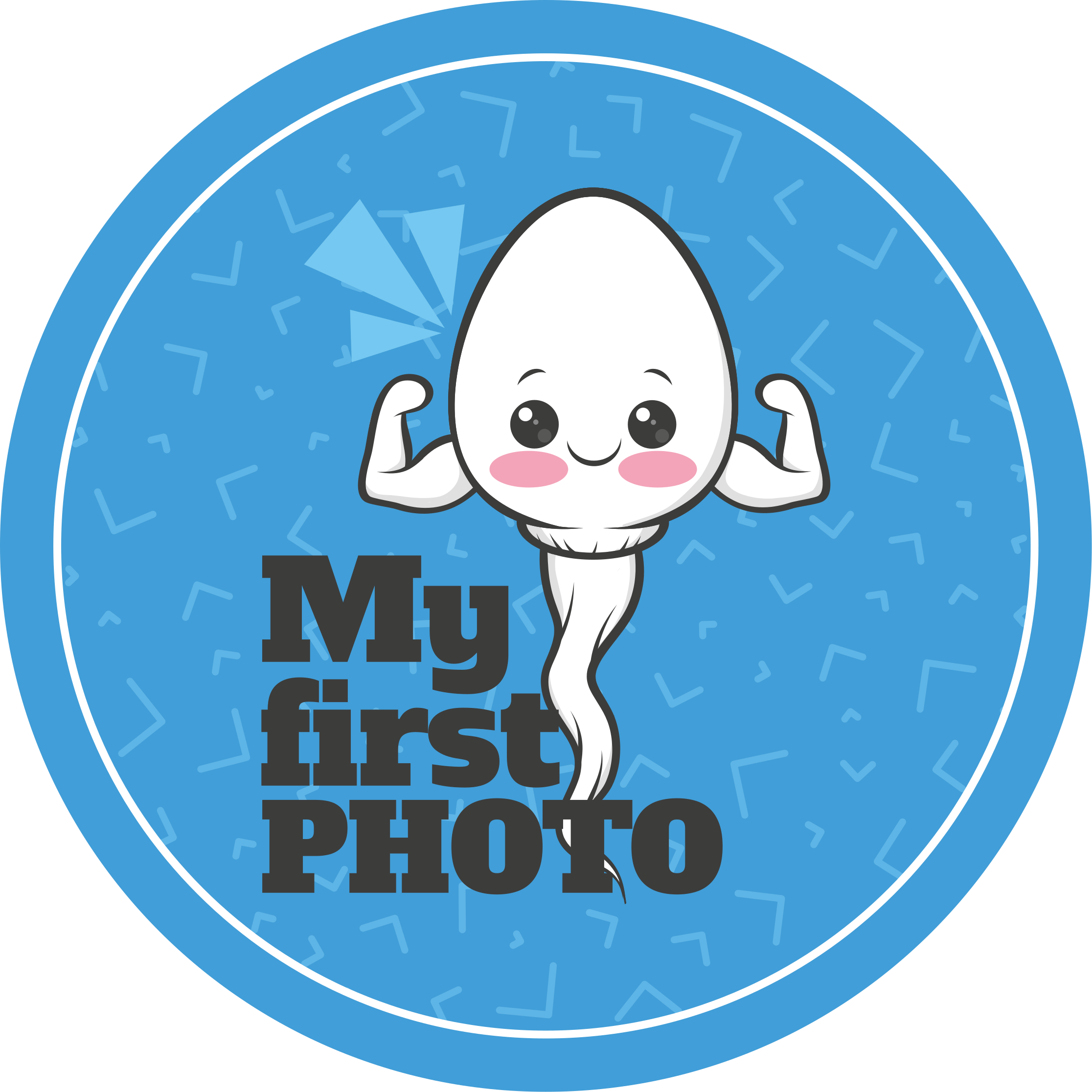 My first photo custom vinyl rug - TenStickers