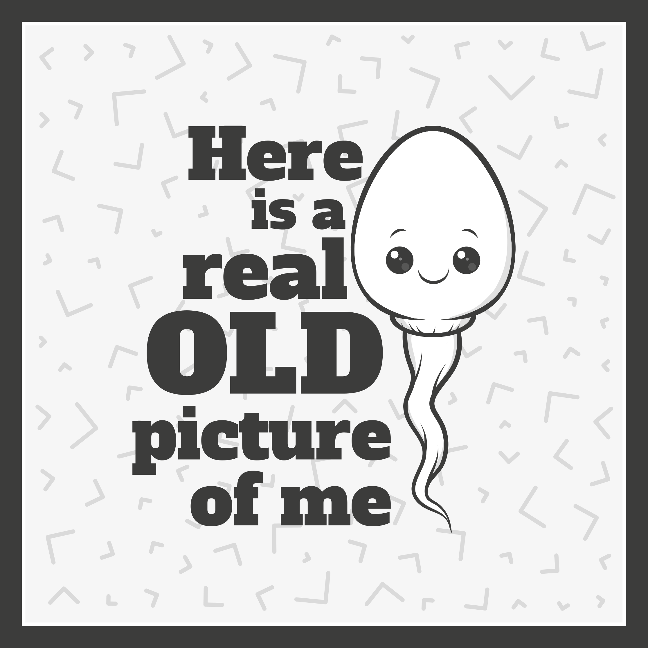 Sperme real old picture custom vinyl rug - TenStickers