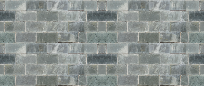 Sleek Slate Finish stone effect vinyl rug - TenStickers