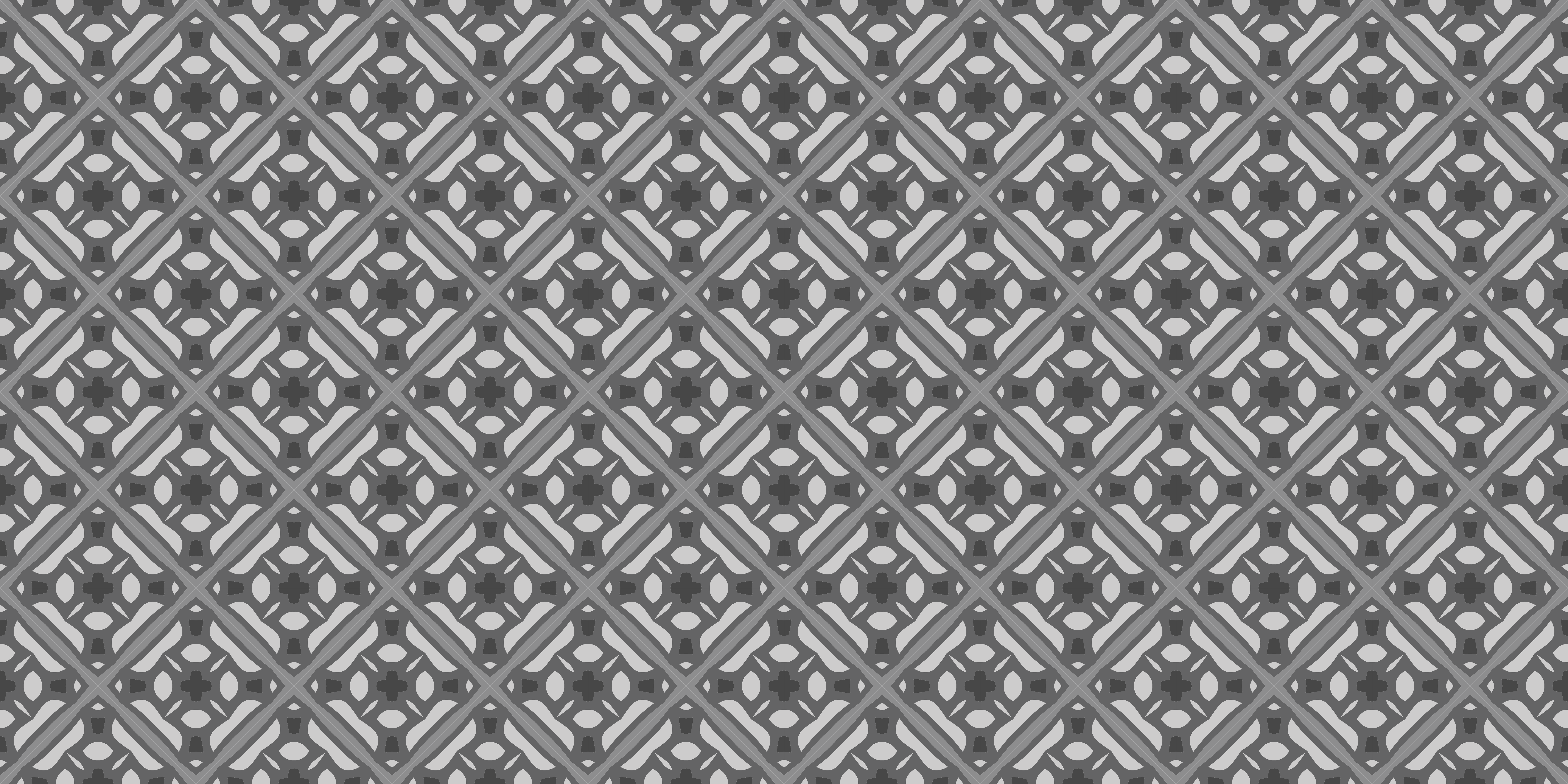 Gray mosaic pattern tile carpet - TenStickers