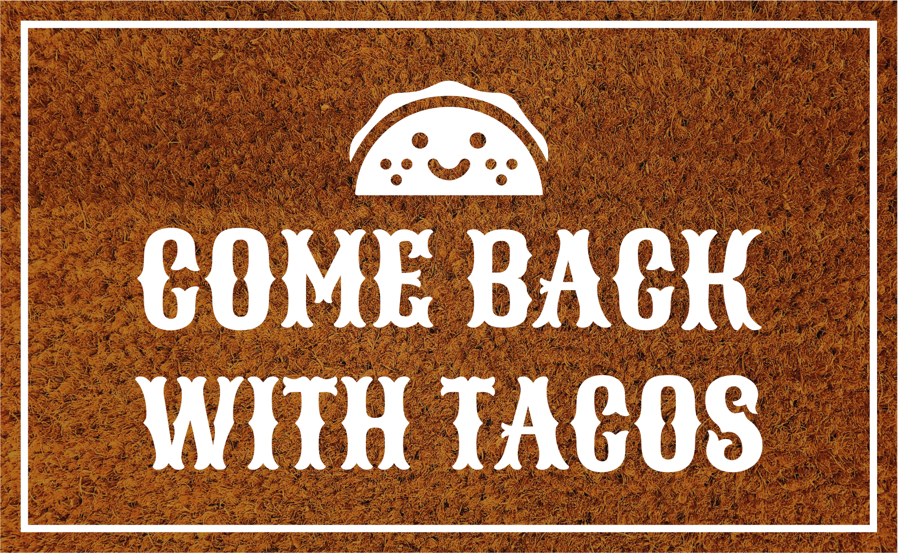 Come Back with tacos entrance hall tiles - TenStickers