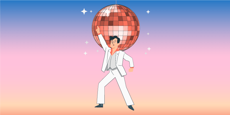 Dance Party Vibes kids vinyl rug - TenStickers