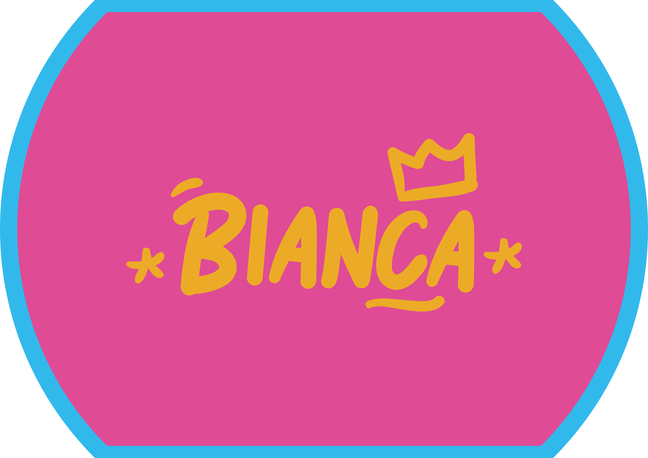 Blue bordered rug with name custom vinyl rug - TenStickers