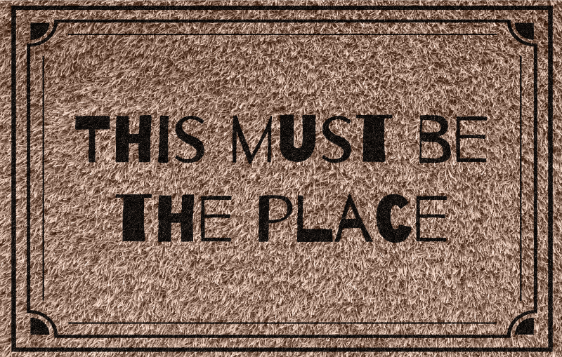 This must be the place entrance hall tiles - TenStickers