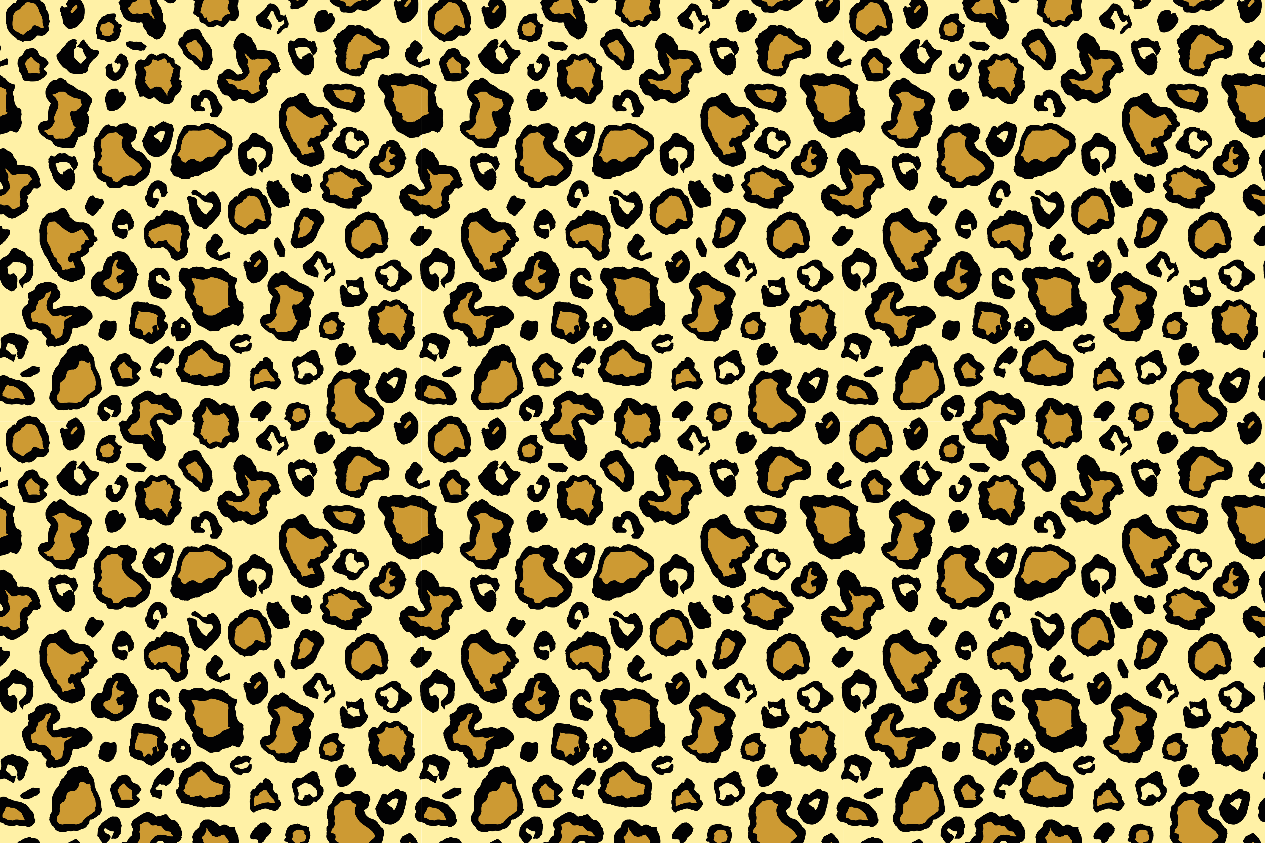 LEOPARD PATTERN PLAYFUL animal print vinyl rug - TenStickers