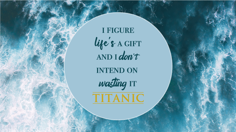 LIFE'S A GIFT custom vinyl rug - TenStickers