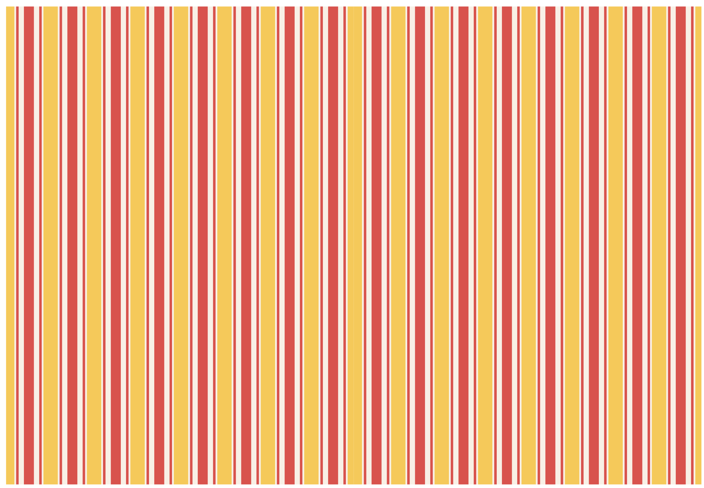 Orange and red stripes vinyl rug - TenStickers