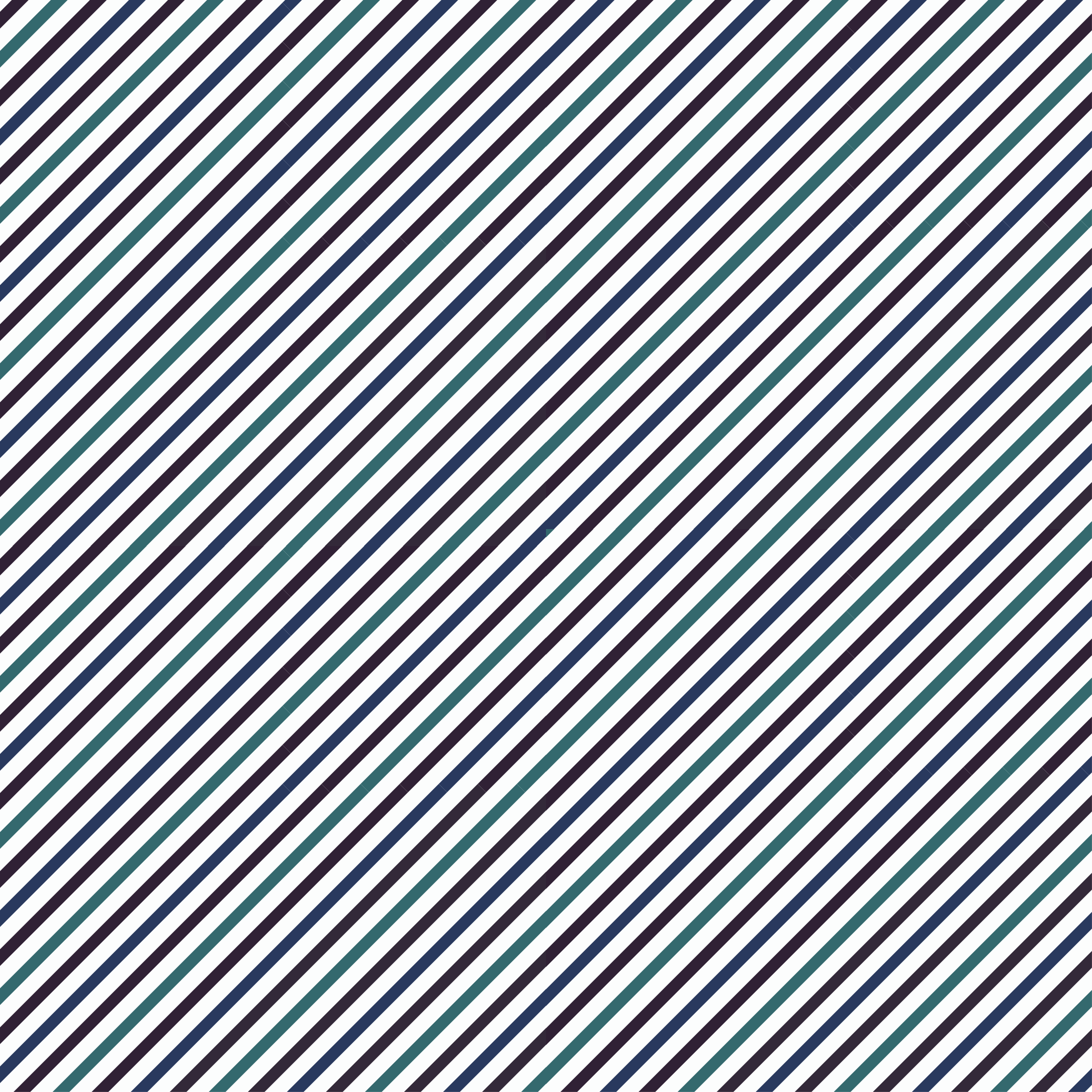 Blue diagonal stripes square vinyl rug - TenStickers