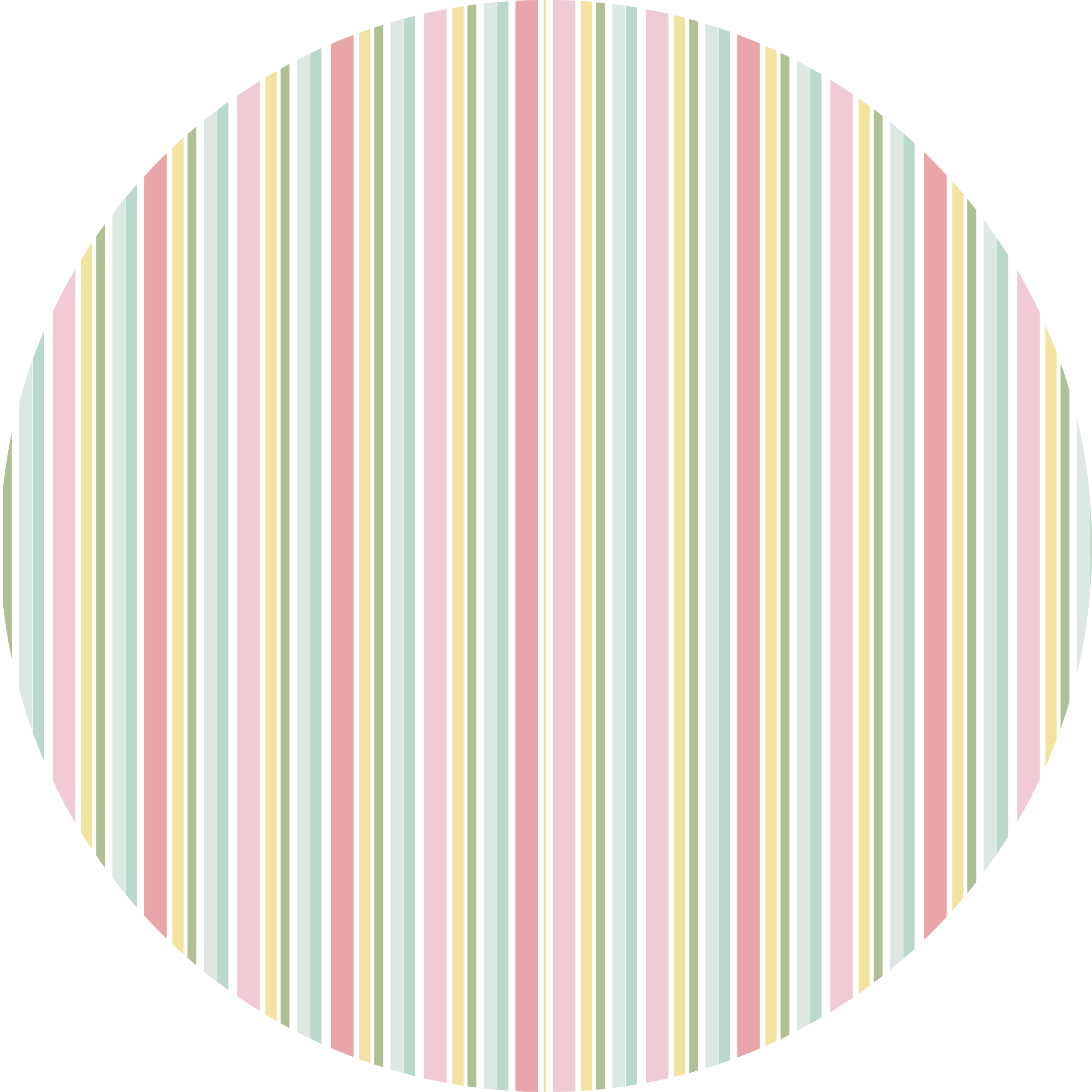 Stripes vinyl rug in bright striped design - TenStickers