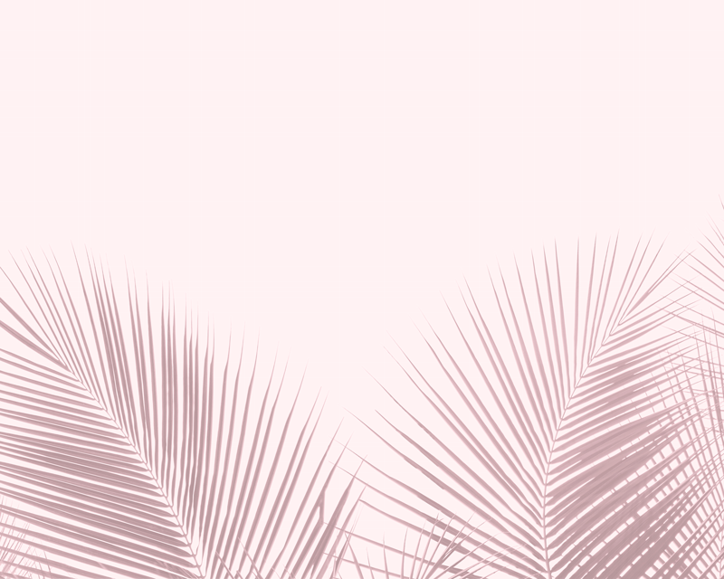 Elegant palm imagery floral vinyl rug - TenStickers