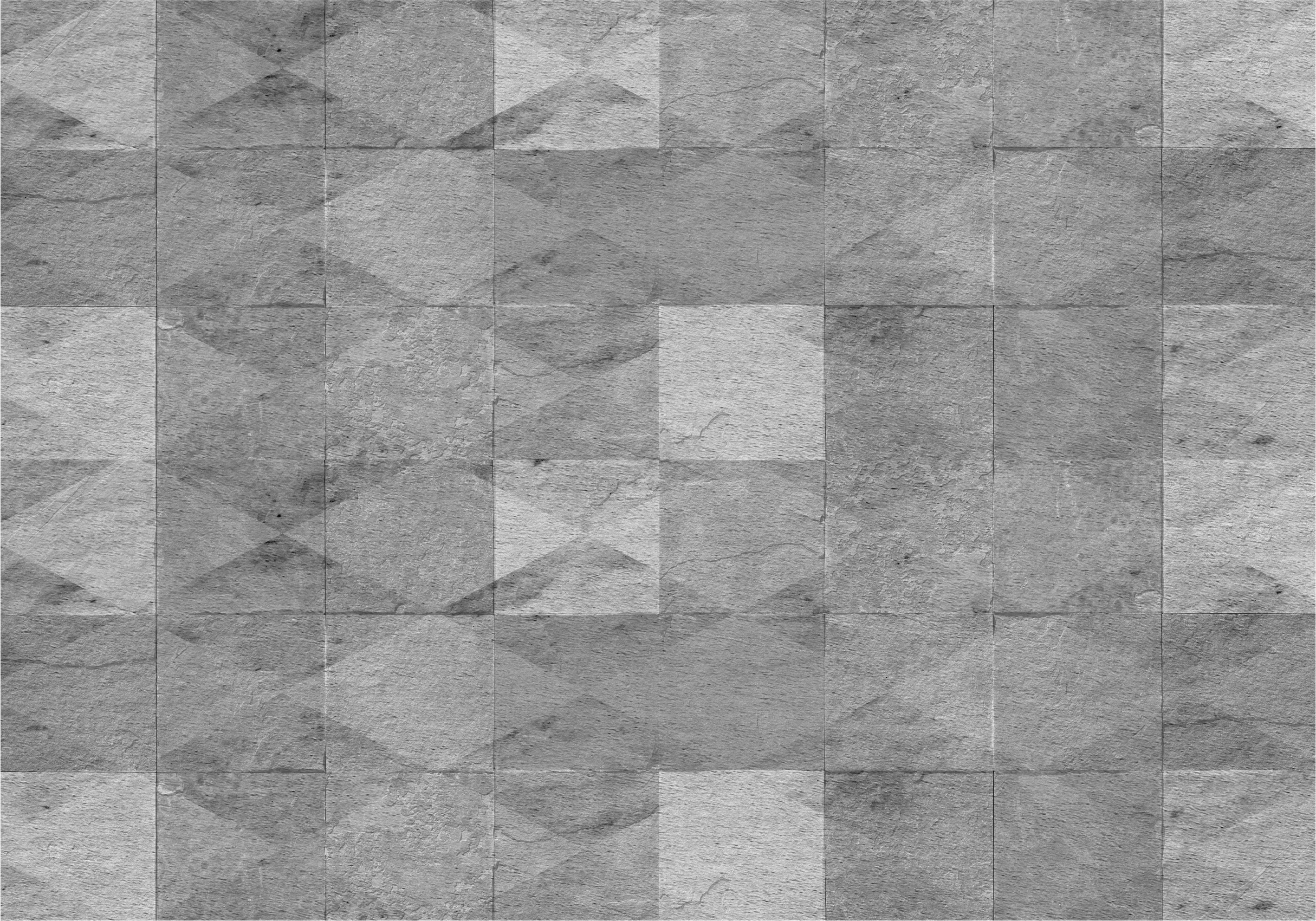 Geometric industrial concrete shapes modern rug - TenStickers