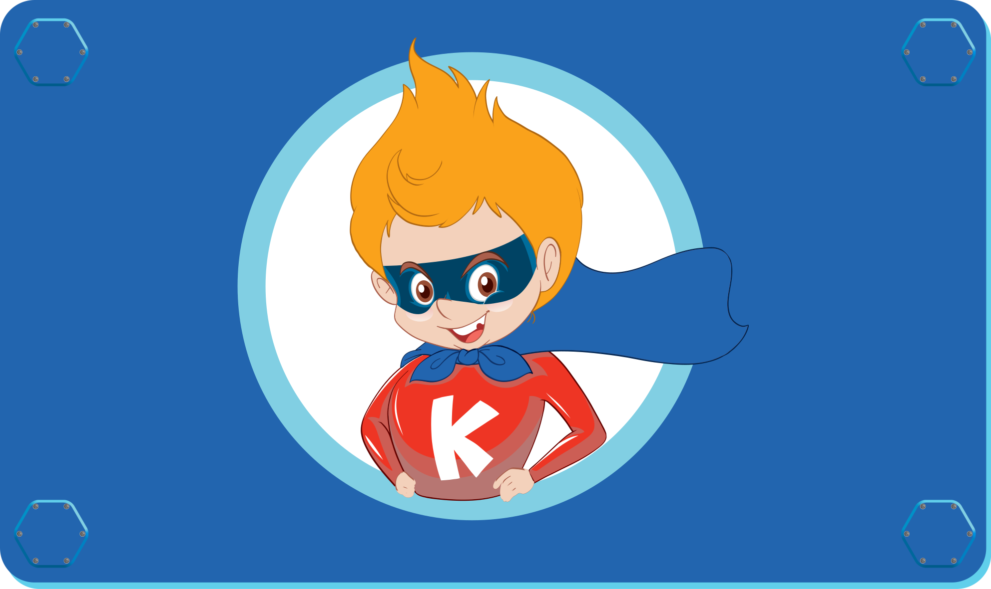 Superhero Cartoon Character kids vinyl rug - TenStickers