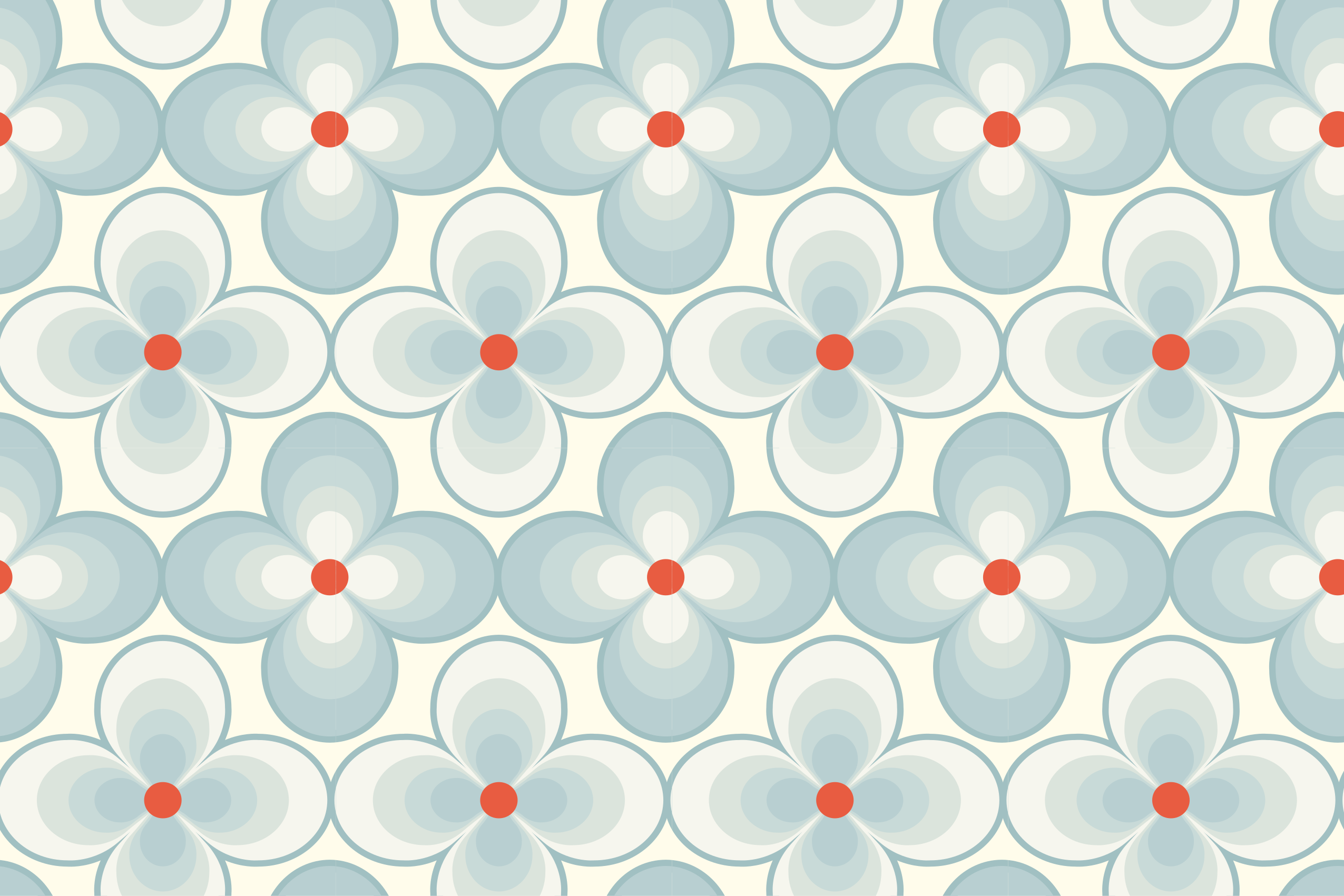 Pretty floral motifs floral rug - TenStickers