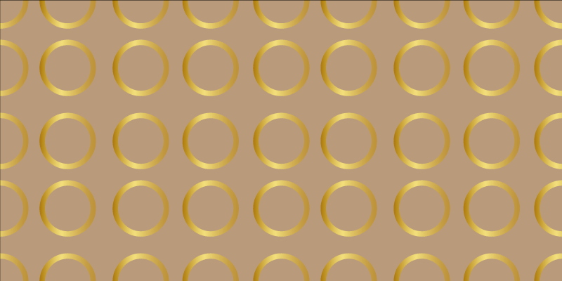 Geometric Circular Pattern stripes vinyl carpet - TenStickers