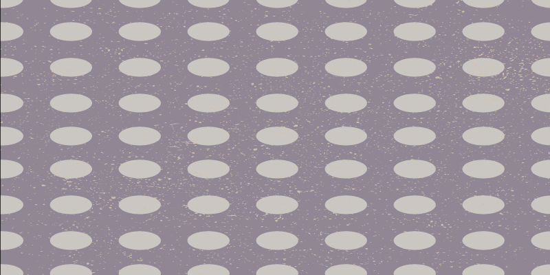 Minimalist polka dot pattern geometric vinyl rug - TenStickers