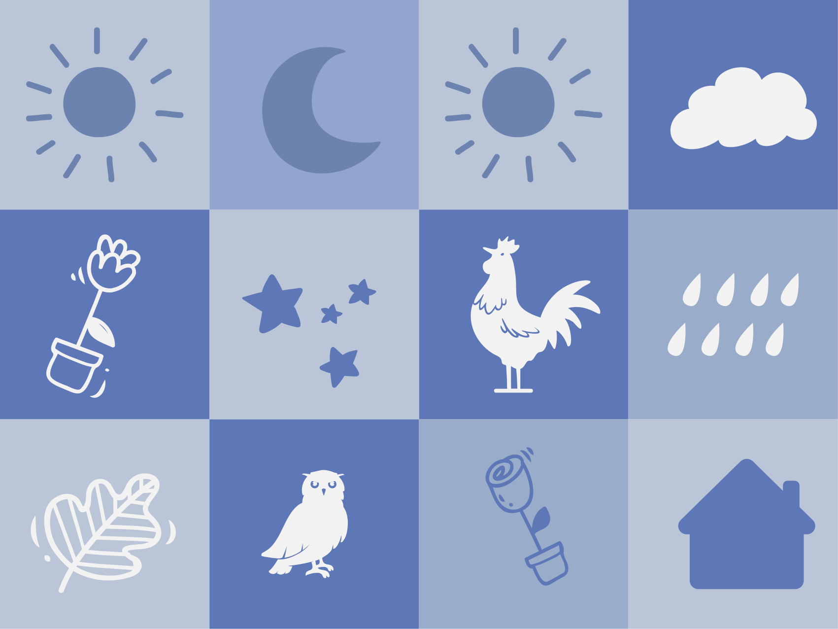 Nursery Checkerboard kids vinyl rug - TenStickers