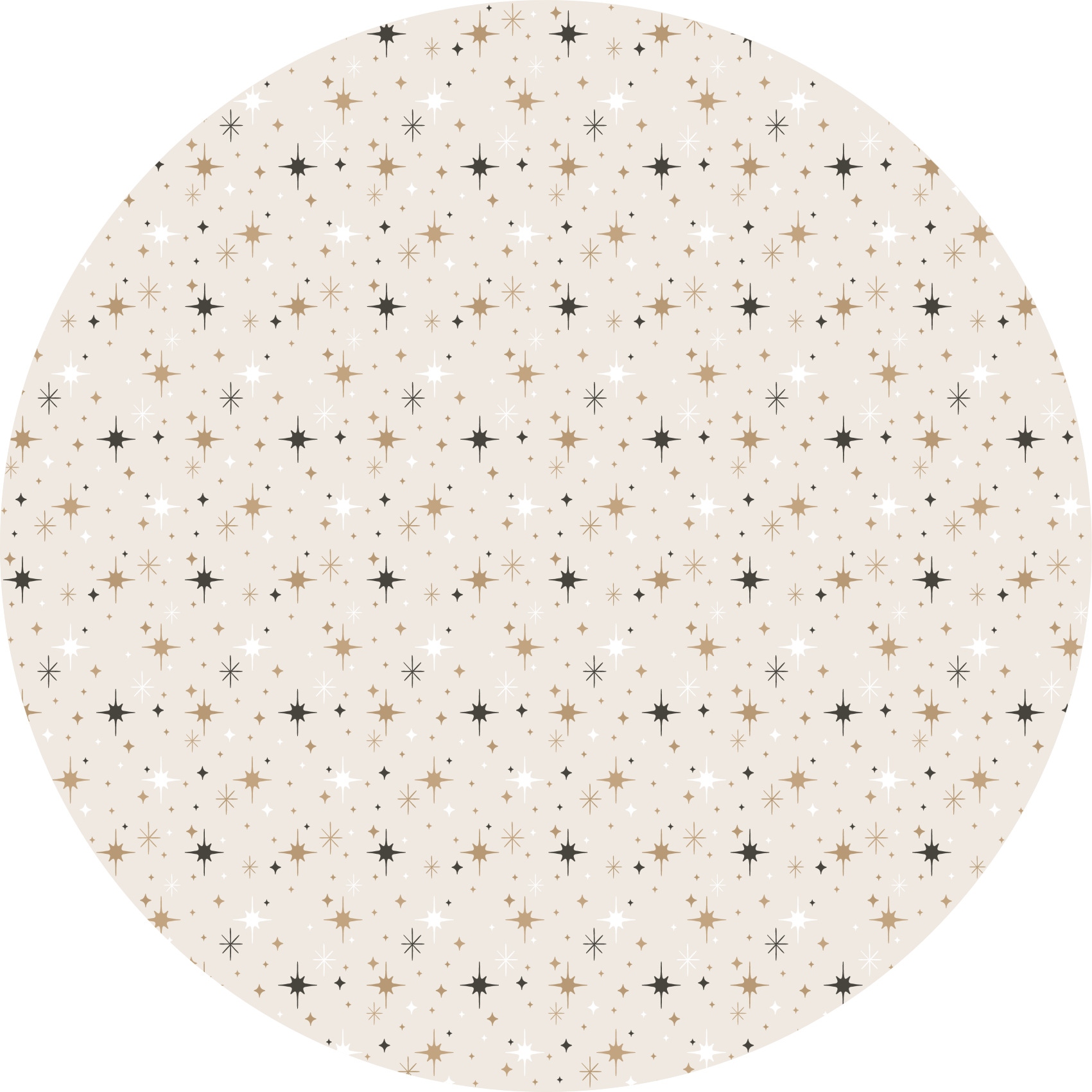 Starry Pattern star vinyl rug - TenStickers