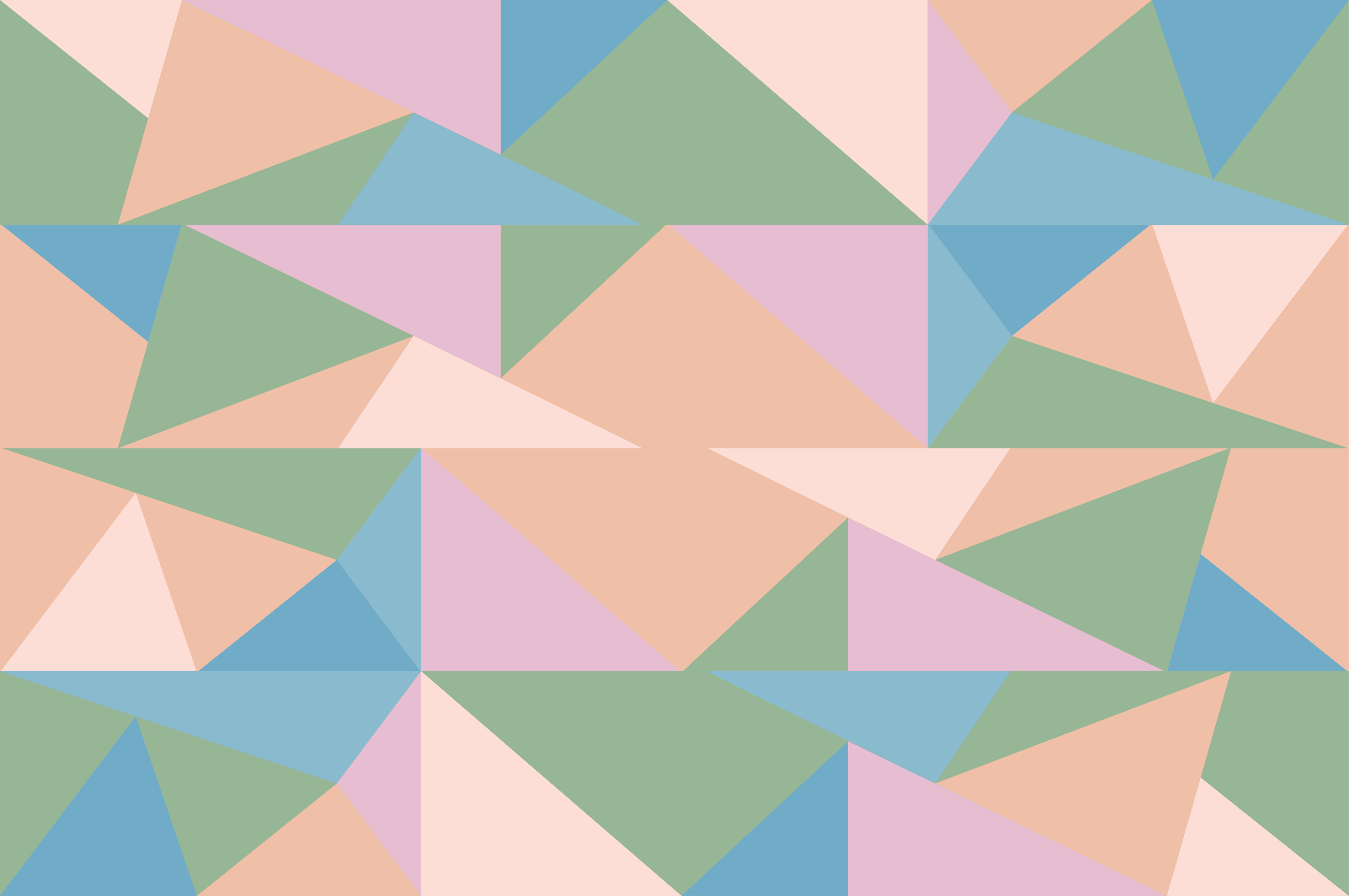 Pastel Triangles geometric vinyl rug - TenStickers