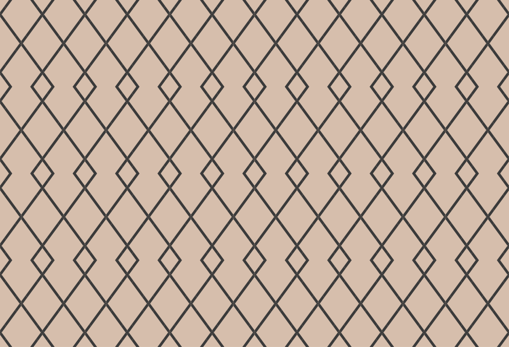 Graceful Diamond Motif geometric vinyl rug - TenStickers