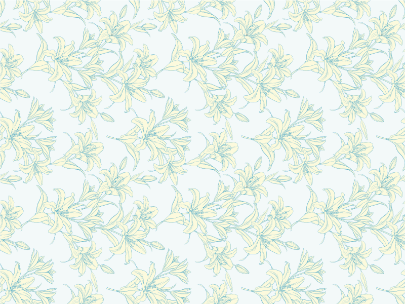 Gentle Blossom Motif kids vinyl rug - TenStickers