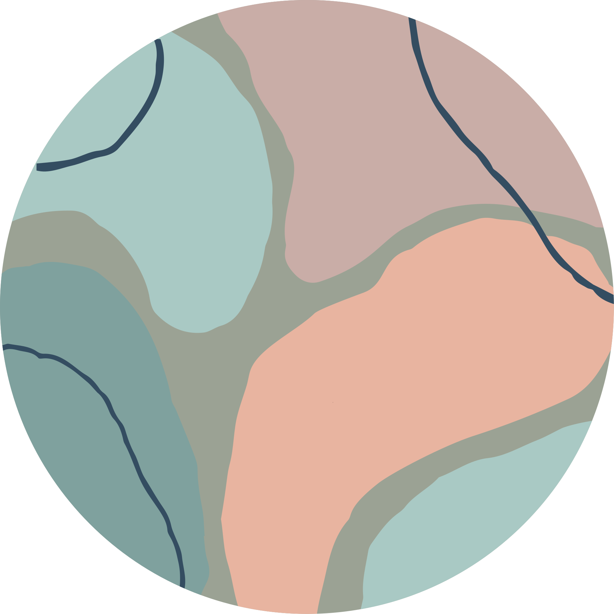 Abstract Geometric Shapes minimal vinyl rug - TenStickers