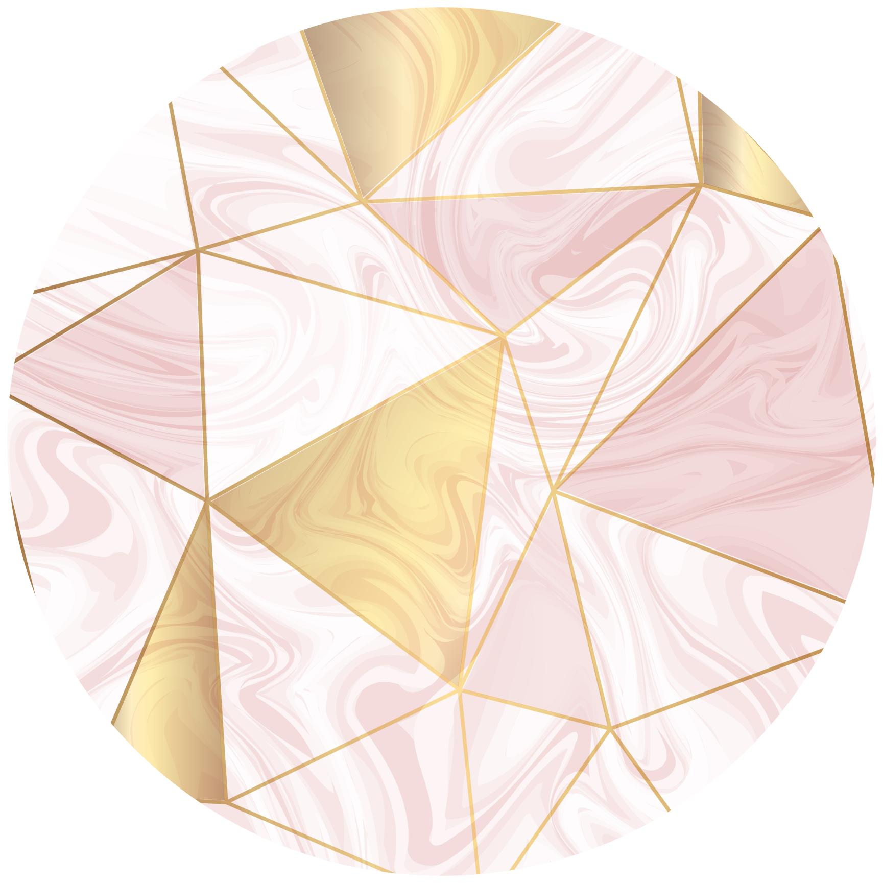 Geometric pink and gray diamond nordic rug - TenStickers