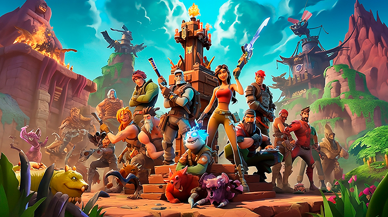 Characters posing victorious bedroom rug - TenStickers